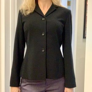 Ann Taylor Sz 8 Black wool blazer